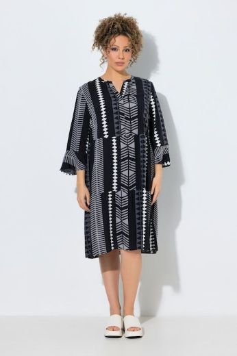 Plus size veliki brojevi Haljina 3/4 rukava za punije