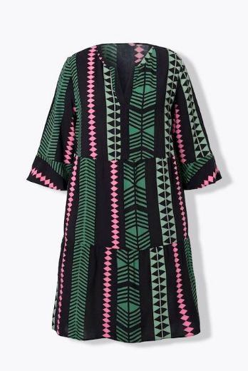 Plus size veliki brojevi Haljina 3/4 rukava za punije