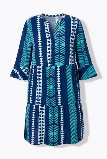 Plus size veliki brojevi Haljina 3/4 rukava za punije