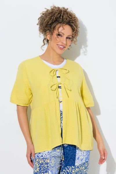 Veliki brojevi Bluza kratkih rukava muselin moda za punije