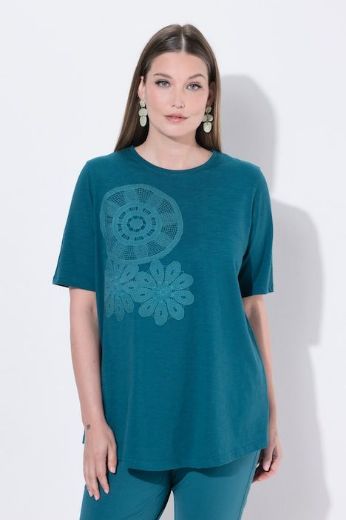 Plus size veliki brojevi Majica kratkih rukava A kroja pamučna za punije