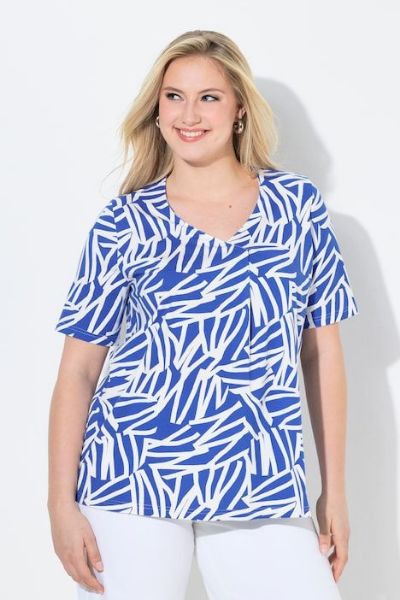 Veliki brojevi Majica kratkih rukava A kroja moda za punije