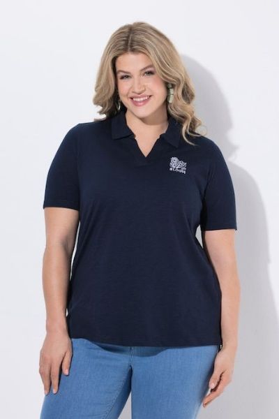 Veliki brojevi Majica polo kratkih rukava pamučna moda za punije