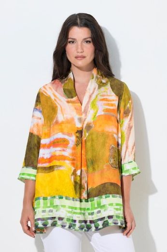 Plus size veliki brojevi Bluza 3/4 rukava od satena za punije