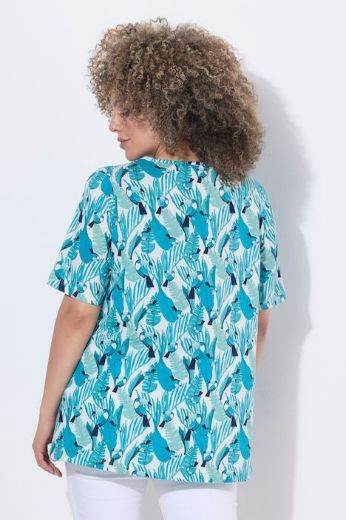 Plus size veliki brojevi Majica kratkih rukava V izreza za punije