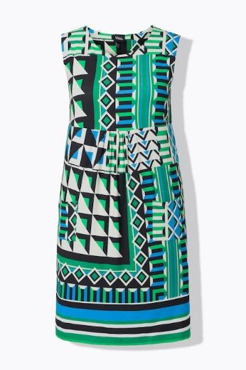 Plus size veliki brojevi Haljina midi bez  rukava za punije