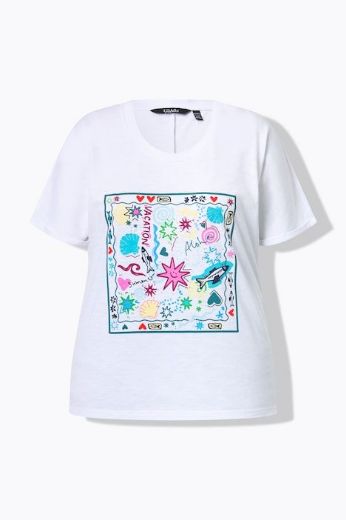 Plus size veliki brojevi Majica kratkih rukava dužeg kroja za punije