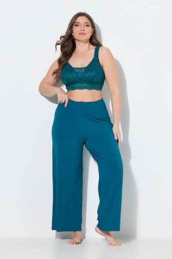 Plus size veliki brojevi Hlače Marlene široki kroj nogavica za punije