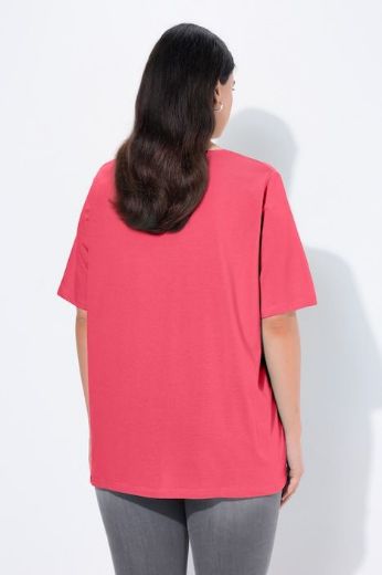 Plus size veliki brojevi Majica V izreza A kroja kratkih rukava za punije