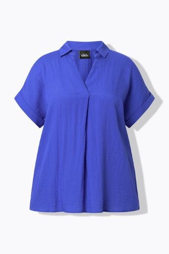 Plus size veliki brojevi Bluza spušteni rukavi s gumbima na leđima za punije