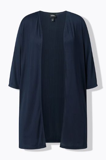 Plus size veliki brojevi Kardigan lagani dužeg kroja s 3/4 rukavima za punije