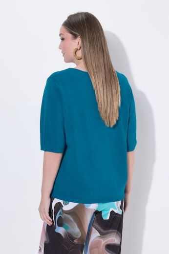 Plus size veliki brojevi Pulover polu rukava V ovratnika za punije