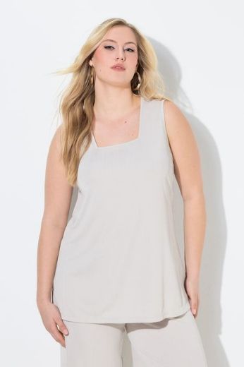 Plus size veliki brojevi Majica bez rukava A kroja za punije