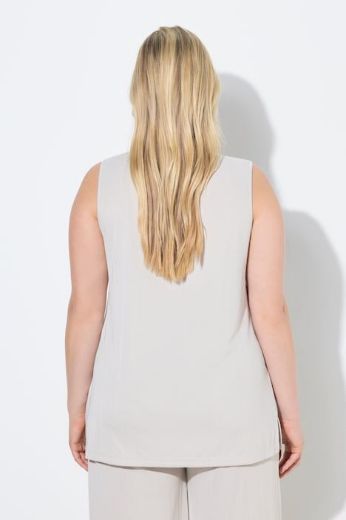 Plus size veliki brojevi Majica bez rukava A kroja za punije