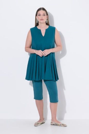 Plus size veliki brojevi Bluza bez rukava dužeg A kroja za punije