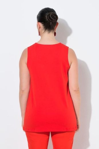 Plus size veliki brojevi Majica bez rukava A kroja za punije