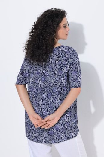 Plus size veliki brojevi Tunika kratkih rukava A kroja za punije