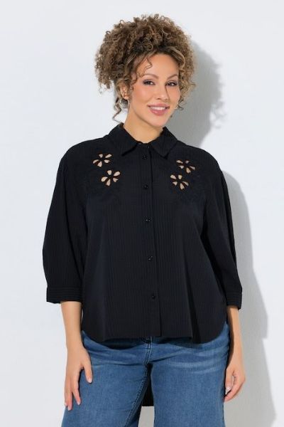 Veliki brojevi Košulja 3/4 rukava moda za punije