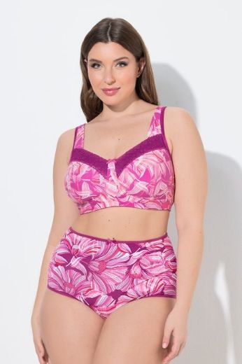 Plus size veliki brojevi Grudnjak bez žice cvjetnog printa za punije