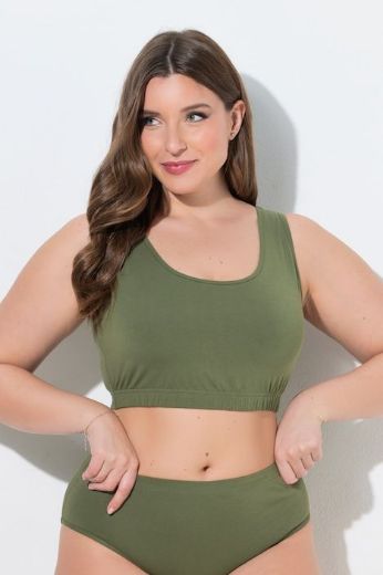 Plus size veliki brojevi Grudnjak bez žice širokih naramenica 2 komada za punije