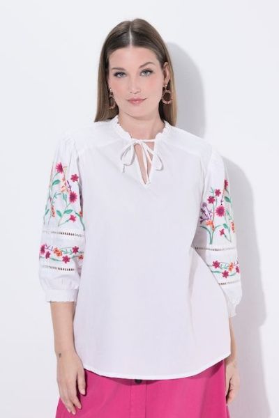 Veliki brojevi Bluza 3/4 rukava moda za punije