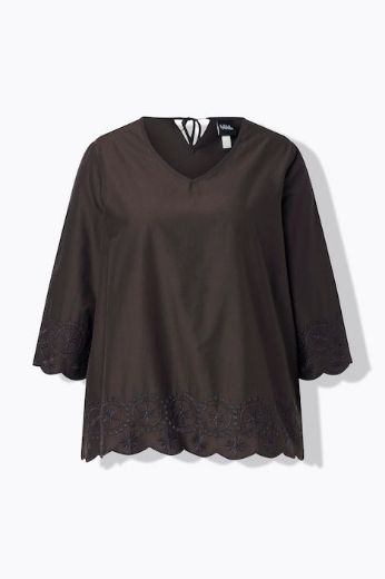 Plus size veliki brojevi Bluza 3/4 rukava pamučna za punije