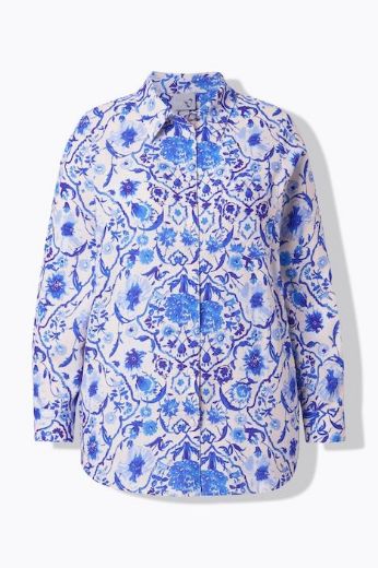 Plus size veliki brojevi Bluza dugih rukava s kragnom za punije