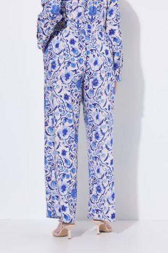 Plus size veliki brojevi Hlače širokih nogavica elastičnog struka za punije