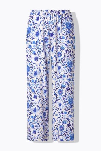 Plus size veliki brojevi Hlače širokih nogavica elastičnog struka za punije