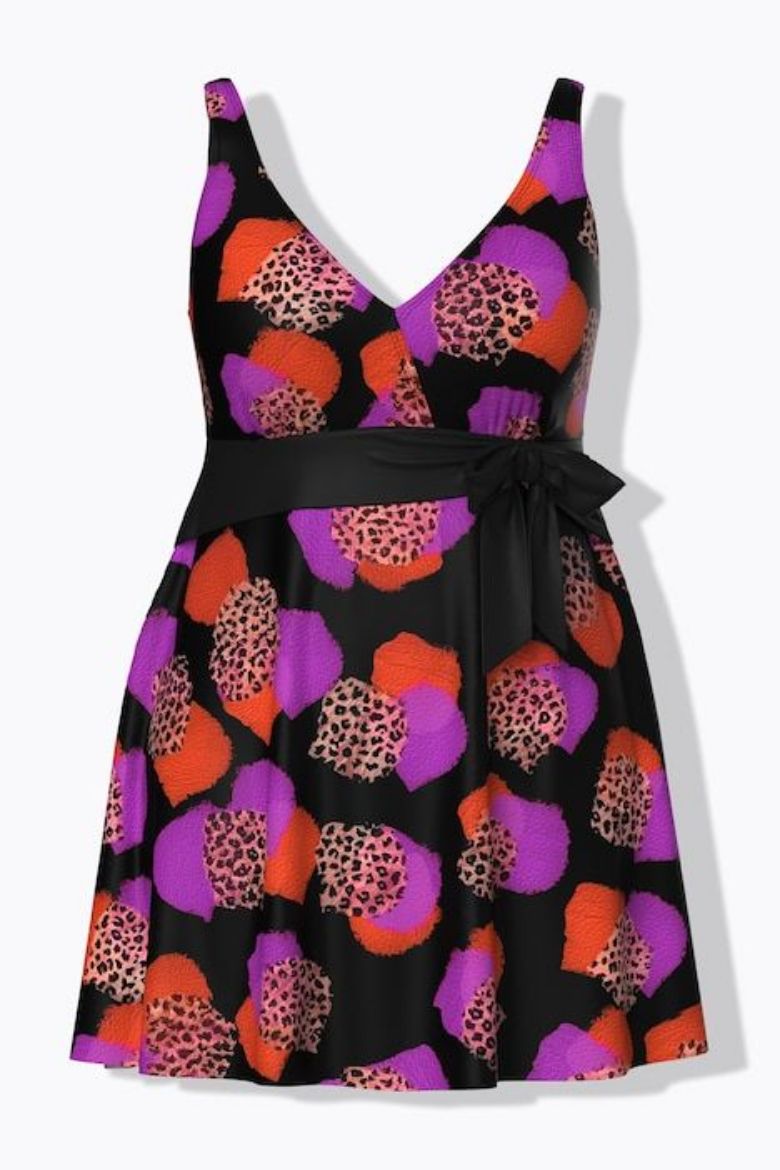 Plus size veliki brojevi Kupaći kostim haljina mekanih košarica za punije