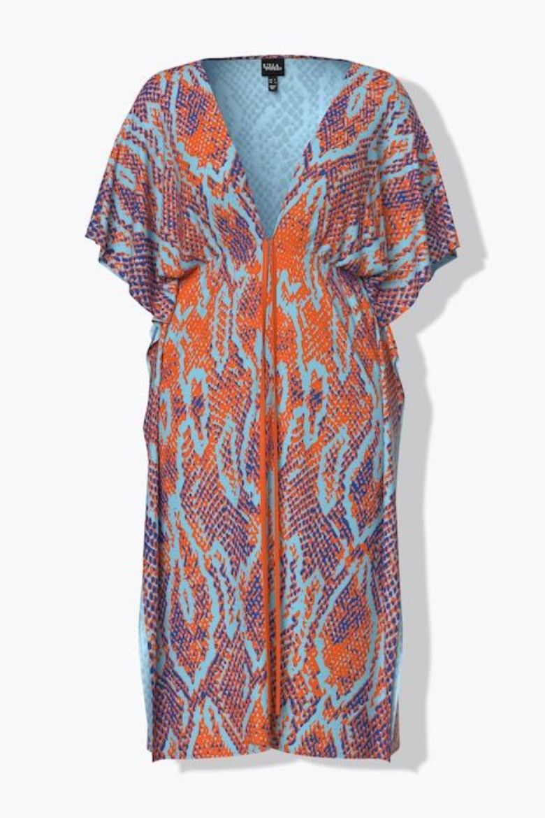 Plus size veliki brojevi Kaftan kratkih rukava V izreza za punije