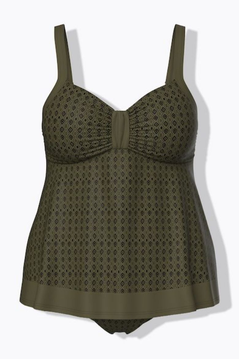 Plus size veliki brojevi Kupaći kostim tankini mekanih košarica za punije