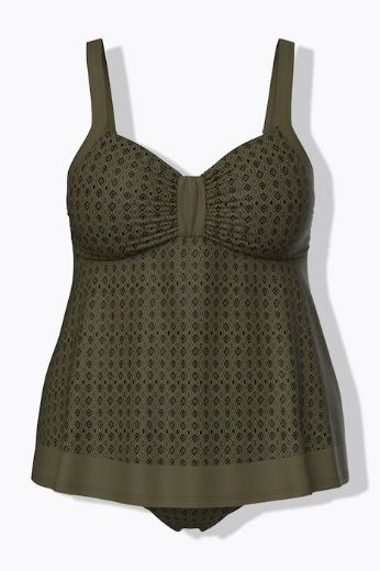 Plus size veliki brojevi Kupaći kostim tankini mekanih košarica za punije
