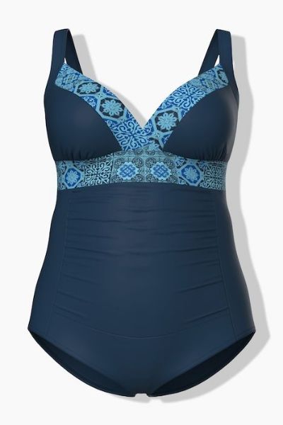 Veliki brojevi Kupaći kostim jednodijelni mekanih košarica i podesivih naramenica moda za punije