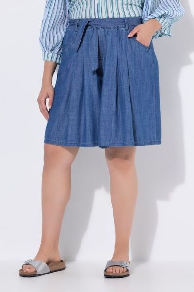 Veliki brojevi Suknja elastičnog struka moda za punije