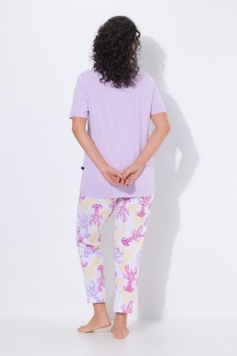 Plus size veliki brojevi Pidžama kratkih rukava i dugih nogavica za punije