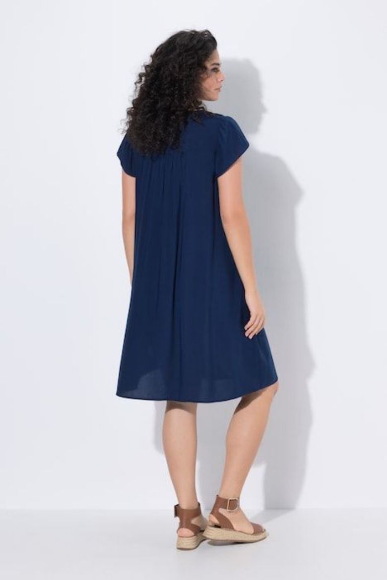 Plus size veliki brojevi Haljina kratkih rukava za punije