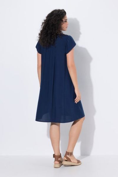 Veliki brojevi Haljina kratkih rukava moda za punije