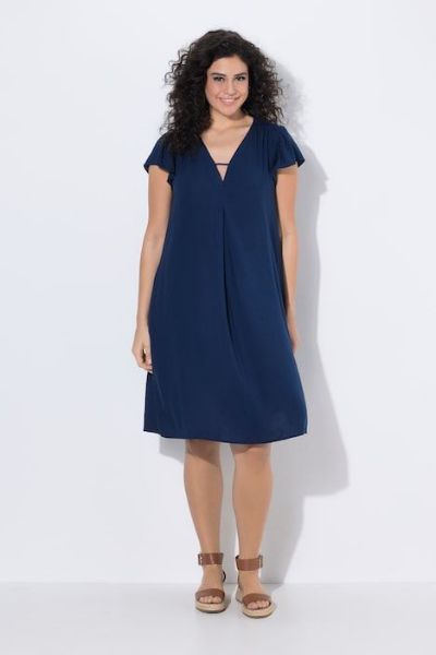 Veliki brojevi Haljina kratkih rukava moda za punije