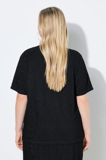 Plus size veliki brojevi Majica kratkih rukava V izreza za punije