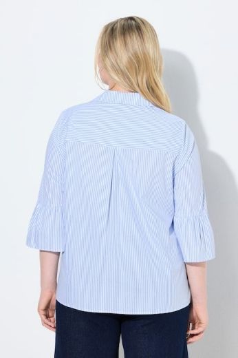 Plus size veliki brojevi Bluza 3/4 rukava s kragnom za punije