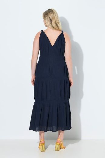 Plus size veliki brojevi Haljina maxi bez rukava V izrez za punije