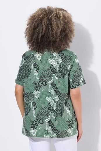 Plus size veliki brojevi Majica kratkih rukava A kroja za punije