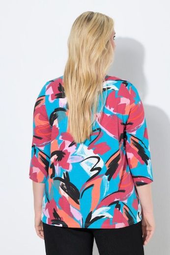 Plus size veliki brojevi Majica kratkih rukava s izrezom za punije