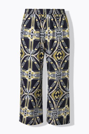 Plus size veliki brojevi Hlače širokih nogavica elastičnog struka za punije