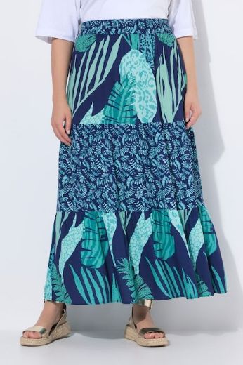 Plus size veliki brojevi Suknja maxi elastčnog struka za punije