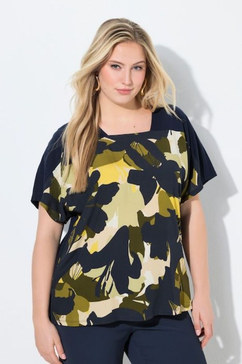 Plus size veliki brojevi Majica kratkih rukava šireg kroja za punije