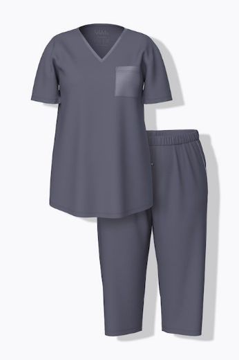 Plus size veliki brojevi Pidžama kratkih rukava i dugih nogavica za punije