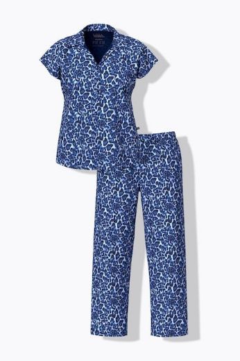 Plus size veliki brojevi Pidžama kratkih rukava i dugih nogavica za punije