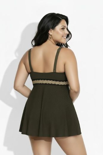 Plus size veliki brojevi Kupaći kostim haljina za punije